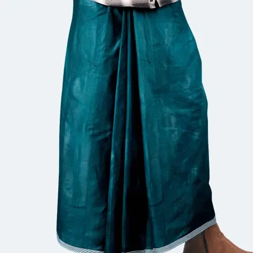 Teal Breeze Lungi - Ashapurno  - 1