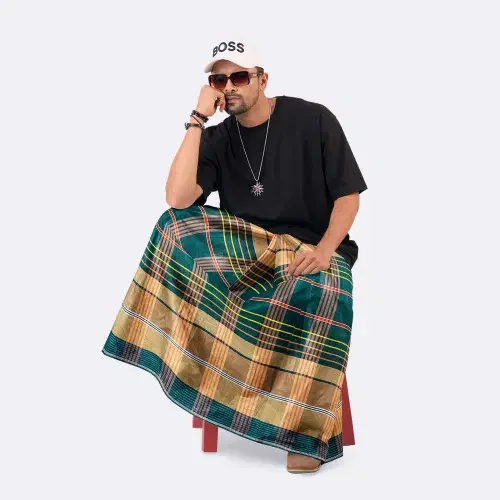 Multi-Tone Check Lungi - Uccha Bilash - 3